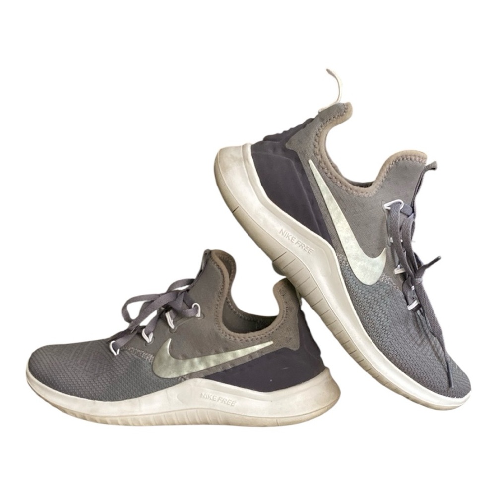 Nike Charcoal and Silver Athletic Shoes